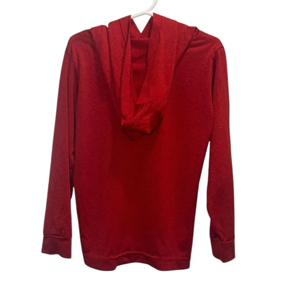 Nike Dri-FIT Red Hoodie Youth Size 5 (4–5Y) Swoosh Logo Athletic
